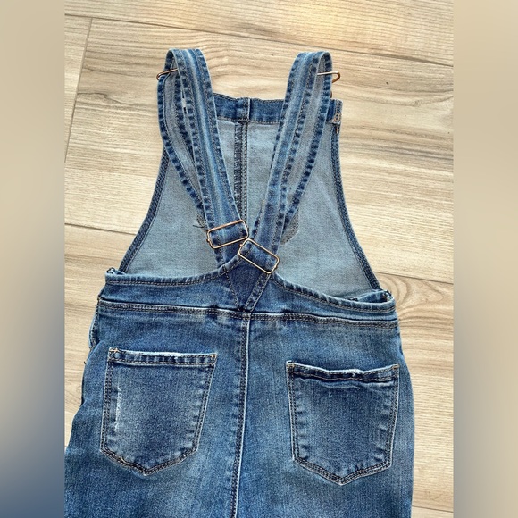 Denim Co. Distressed Overalls Girls Sz 6-7 - EUC - Picture 9 of 16